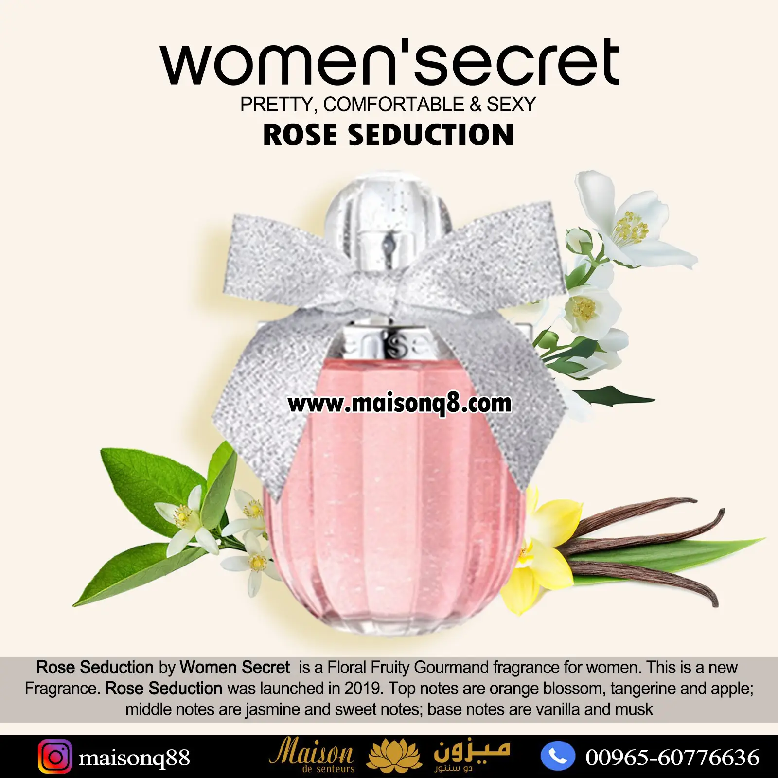 WOMEN SECRET ROSE SEDUCTION EDP 100ML   Image 2