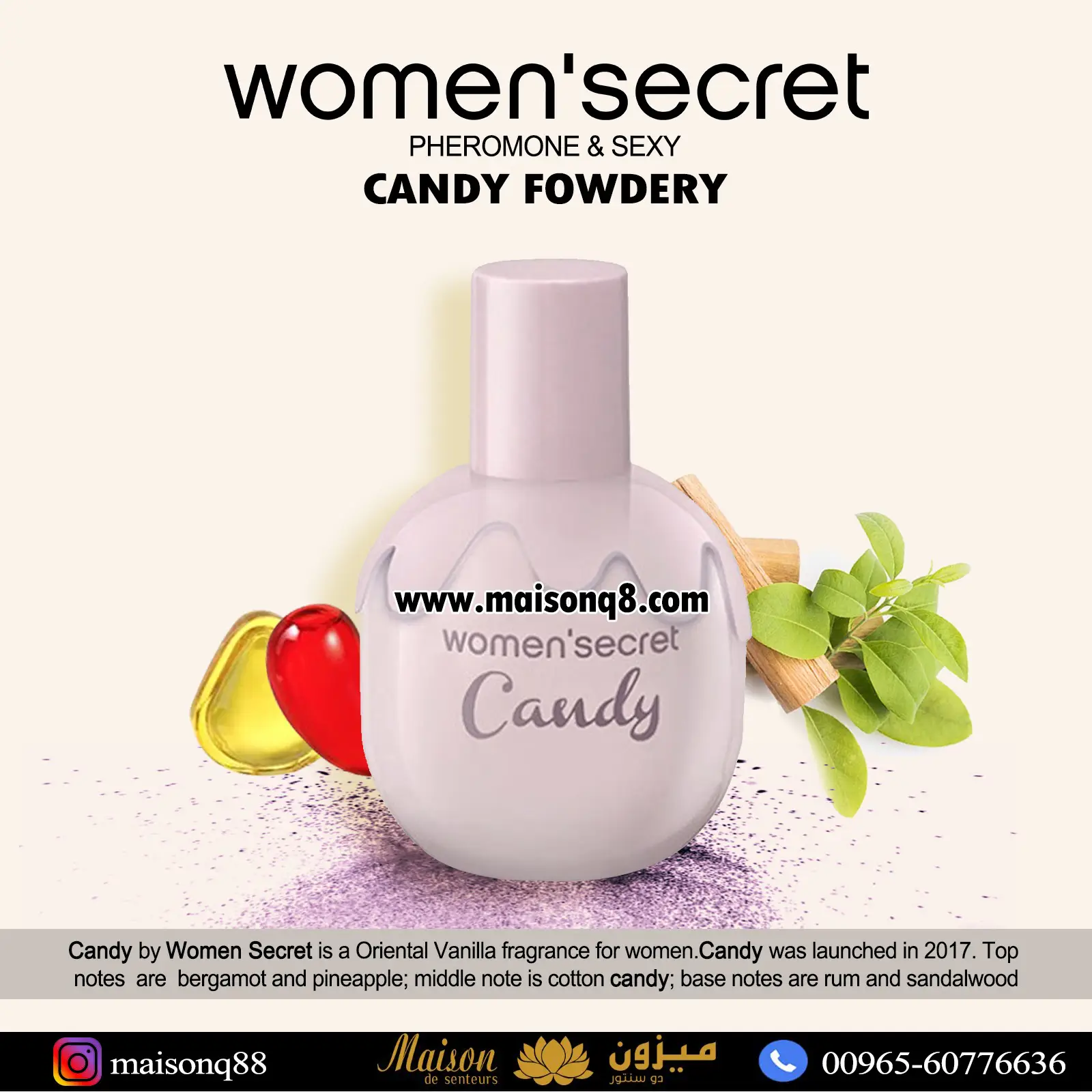 WOMEN SECRET CANDY TEMPTATION EDT 40ML