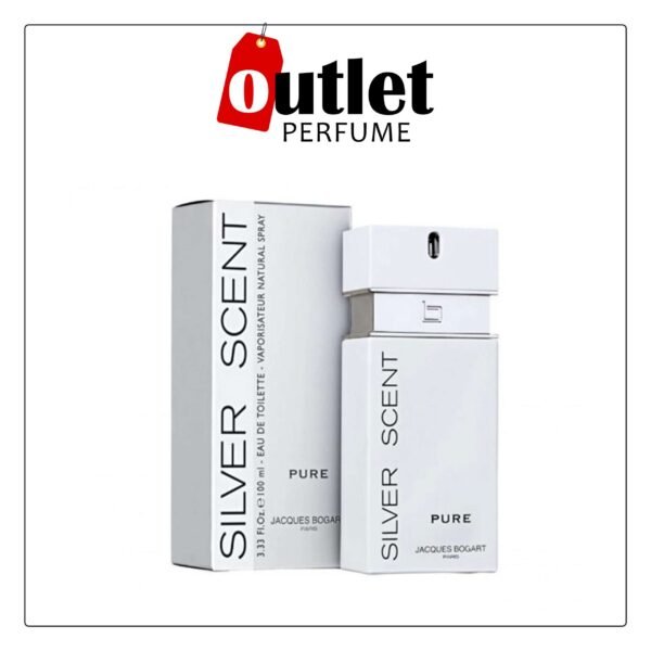 Jacques Bogart Silver Scent Pure, Eau de Toilette for Men   100ml