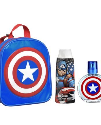 CAPTAIN AMERICA SET BACKPACK + EDT 50 ML + SHOWER GEL 300 ML