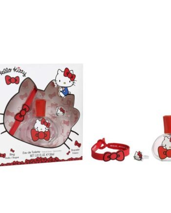 HELLO KITTY GIFT SET EDT 30 ML + BRACELET + RUBBER RING