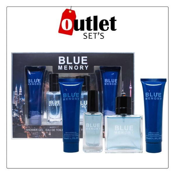 BLUE MENORY 4pcs GIFT SET FOR MEN