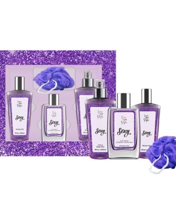 SEXY SET EDP 100ML + HAIR & BODY MIST 250ML+ SG 250ML+ BATH SPONGE