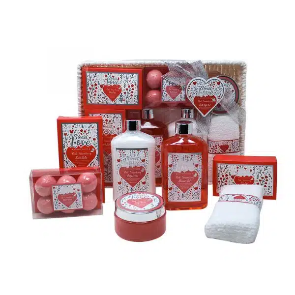 Paris Glam Body Care pink strawberry Set