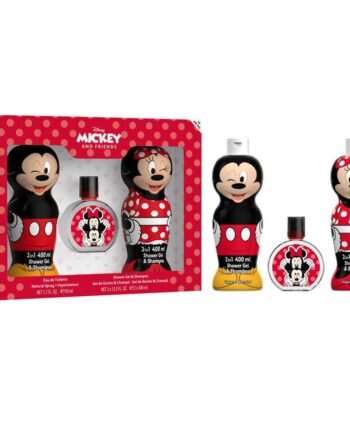 Mickey and Minnie Gift Set Figures 1D Shower Gel & Shampoo 400 ml + EDT 50ML