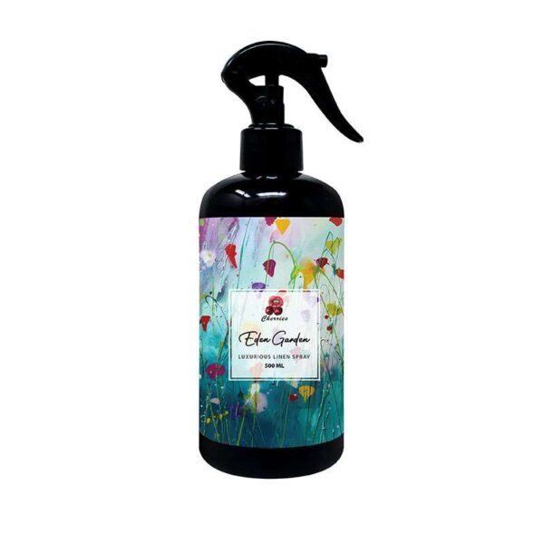 CHERRIES LUXURIOUS LINEN SPRAY EDEN GARDEN 500ML