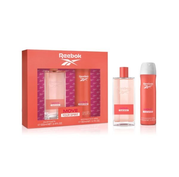 REEBOK MOVE YOUR SPIRIT FOR WOMEN SET EDT 100 ML + BODY SPRAY 150 ML