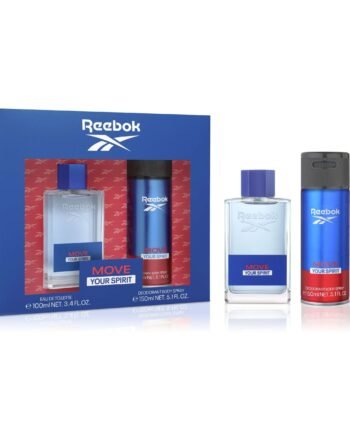 REEBOK MOVE YOUR SPIRIT FOR MAN SET EDT 100 ML + BODY SPRAY 150 ML