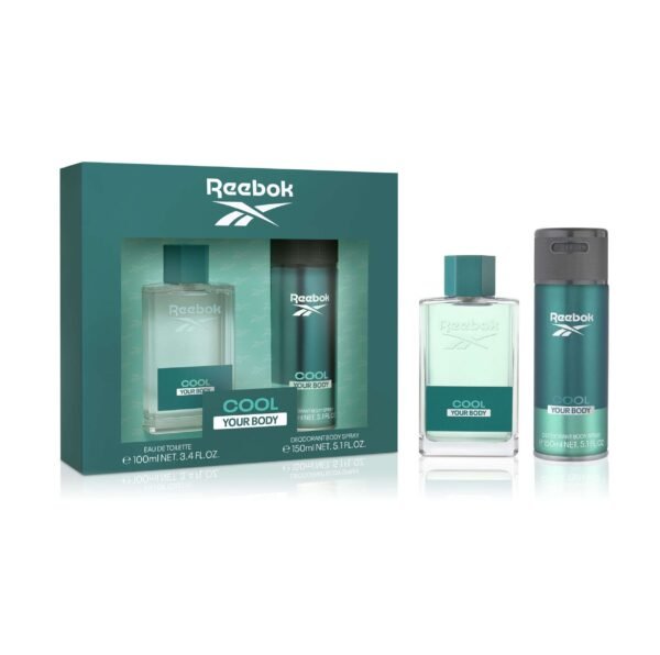 REEBOK COOL YOUR BODY FOR MAN SET EDT 100 ML + BODY SPRAY 150 ML
