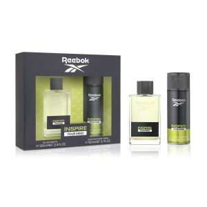 REEBOK INSPIRE YOUR MIND FOR MAN SET EDT 100 ML + BODY SPRAY 150 ML