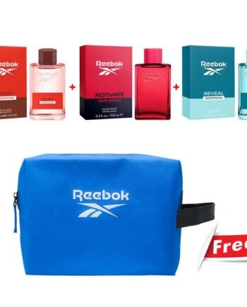 BUY 3PCS REEBOK PERFUME FOR MEN & GET FREE REEBOK POUCH