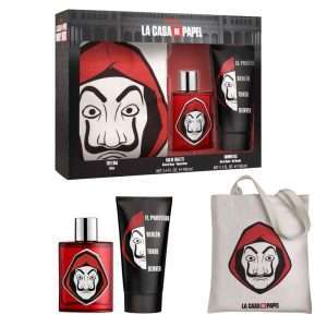 LA CASA DE PAPEL GIFT SET EDT 100 ML + SHOWER GEL 150 ML + TOTE BAG