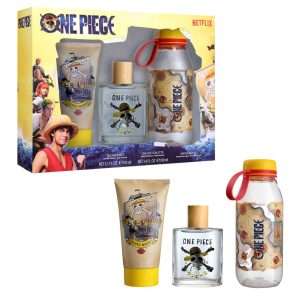 ONE PIECE GIFT SET EDT 100 ML + SHOWER GEL 150 ML + WATER BOTTLE