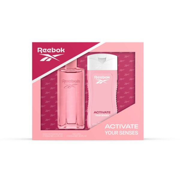 REEBOK ACTIVATE YOUR SENSE WOMEN EDT 100ML+BODY LOTION 250ML