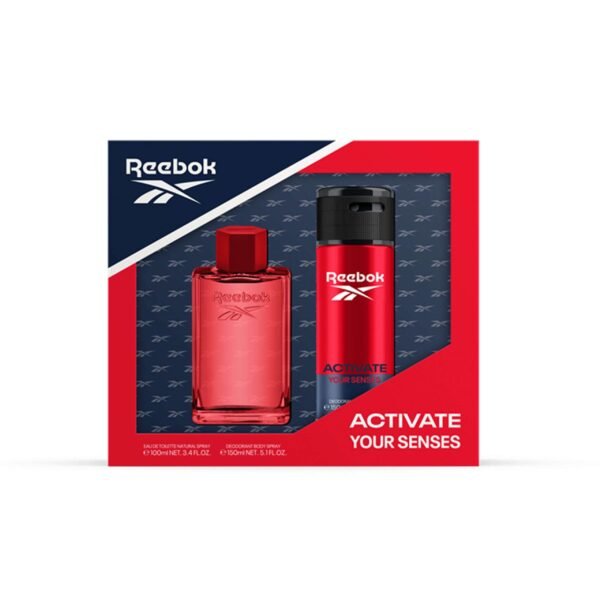 REEBOK ACTIVATE YOUR SENSE MAN EDT 100ML+DEODORANT BODY SPRAY 150ML