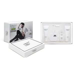 carlotta bright night set edt 100ml for man  مجموعة عطور رجالي   5 قطع