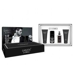 carlotta VIP Black set edt 100ml man مجموعة عطور رجالي   5 قطع