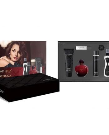 carlotta Idol intoxica red set edt 100ml woman مجموعة عطور نساءي 5 قطع