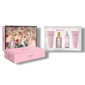 carlotta gorgeous gardenia set edt 100ml famme مجموعة عطور نساءي  5 قطع