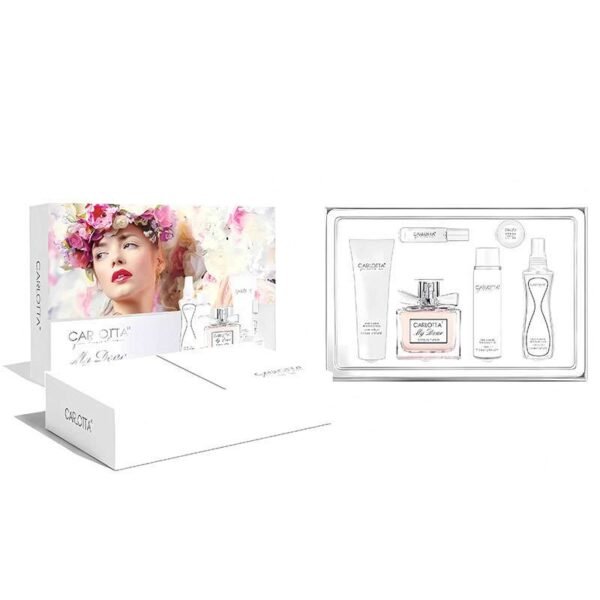 Carlotta My Dear set edt 100ml woman مجموعة عطور نساءي  5 قطع