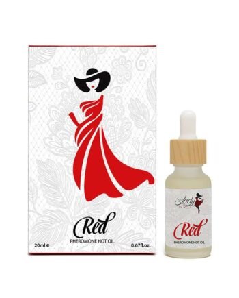 LADY IN RED PHEROMONE HOT OIL 20ML RED