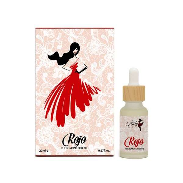 LADY IN RED PHEROMONE HOT OIL 20ML ROJO