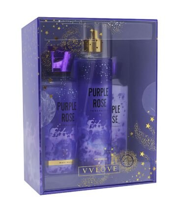 V.V LOVE PURPLE ROSE SET