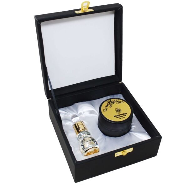 SYMPHONIE MUSK HARIR BODY OIL 12ML & BOKHOOR 12G