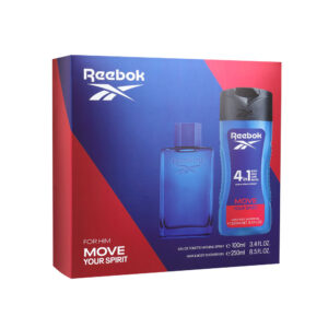 REEBOK MOVE YOUR SPIRIT MAN SET EDT 100 ml + SHOWER GEL 250ML