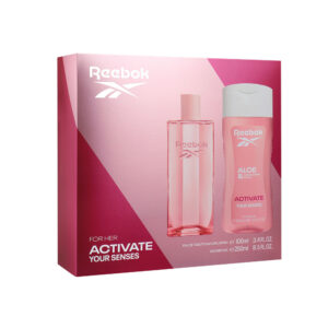REEBOK ACTIVATE YOUR SENSES WOMEN  SET EDT 100ML +SHOWER GEL 250ML
