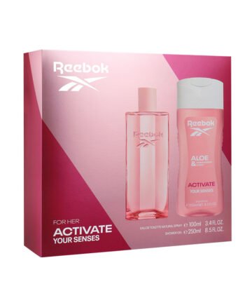 REEBOK ACTIVATE YOUR SENSES WOMEN SET EDT 100ML +SHOWER GEL 250ML