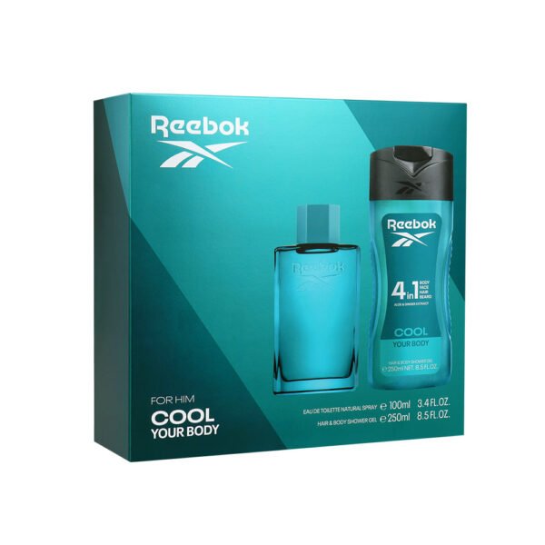 REEBOK COOL YOUR BODY MAN  SET EDT 100ML + SHOWER GEL 250ML