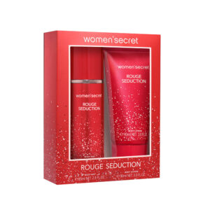 WOMEN SECRET ROUGE SEDUCTION GIFT SET BODY MIST 85ML + BODY LOTION 90ML