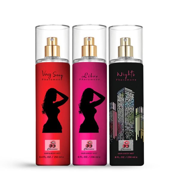 Cherries Nights Set   3 pcs