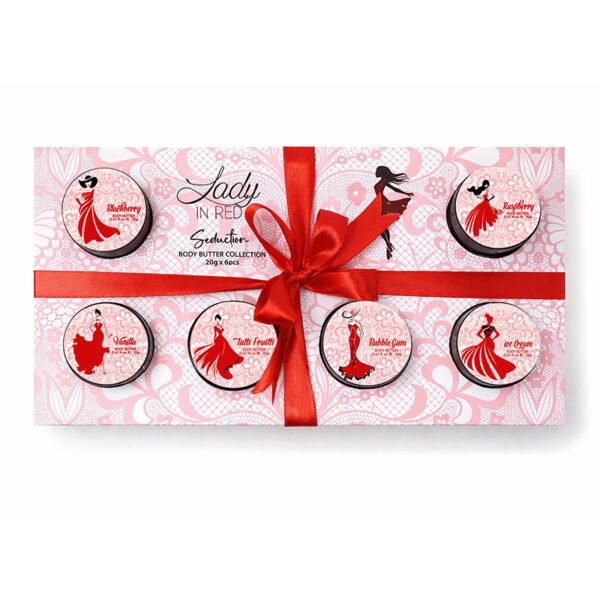 LADY IN RED   SEDUCTION BODY BUTTER COLLECTION 20gx6pcs